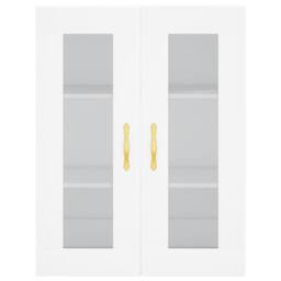 Berkfield Home Wall Mounted Cabinet White 69.5x34x90 cm - thumbnail 7