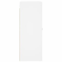 Berkfield Home Wall Mounted Cabinet White 69.5x34x90 cm - thumbnail 8