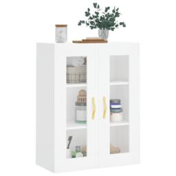 Berkfield Home Wall Mounted Cabinet White 69.5x34x90 cm - thumbnail 4