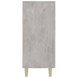 Berkfield Home Sideboard Concrete Grey 90x34x80 cm Engineered Wood - Size: 90 x 34 x 80 cm - thumbnail 5