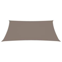 Berkfield Home Sunshade Sail Oxford Fabric Rectangular 6x8 m Taupe in Beige - thumbnail 2