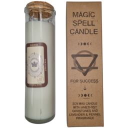 KDMD Magic Spell Candle - Success in White - thumbnail 2