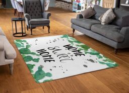 Benjamin Tate Design Home Sweet Home Designer Rug in Natural - Size: Large - thumbnail 2