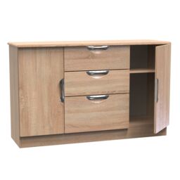 Ready Assembled 2 U Holborn 2 Door 3 Drawer Sideboard (Ready Assembled) in Light Oak - thumbnail 6