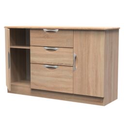 Ready Assembled 2 U Holborn 2 Door 3 Drawer Sideboard (Ready Assembled) in Light Oak - thumbnail 5