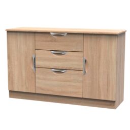Ready Assembled 2 U Holborn 2 Door 3 Drawer Sideboard (Ready Assembled) in Light Oak - thumbnail 3
