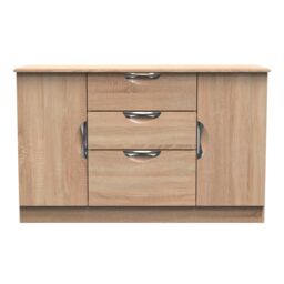 Ready Assembled 2 U Holborn 2 Door 3 Drawer Sideboard (Ready Assembled) in Light Oak - thumbnail 1