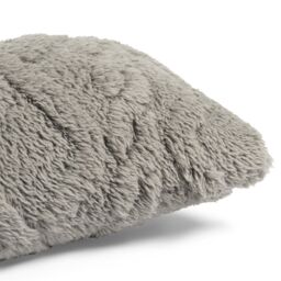 OHS Cable Knit Design Teddy Fleece Decorative Draught Excluder in Grey - thumbnail 5