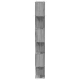 Berkfield Home Book Cabinet/Room Divider Grey Sonoma 80x24x192 cm Engineered Wood - Size: 80 x 24 x 192 cm - thumbnail 6