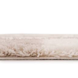 Kukoon Beige Shaggy Checkerboard Checked Living Room Area Rug - Size: 80 cm x 150 cm - thumbnail 7