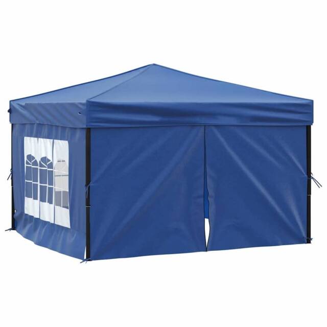 Berkfield Home Folding Party Tent with Sidewalls Blue 3x3 m - image 1