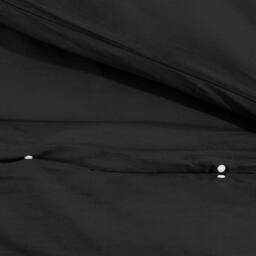Berkfield Home Duvet Cover Set Black 260x220 cm Cotton - thumbnail 7