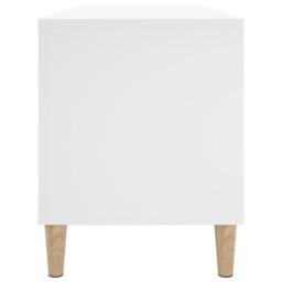 Berkfield Home Record Cabinet White 100x38x48 cm Engineered Wood - Size: 100 x 38 x 48 cm - thumbnail 6