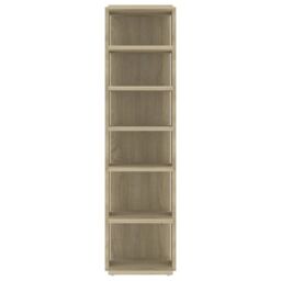 Berkfield Home Shoe Cabinets 2 pcs Sonoma Oak 25x27x102 cm in Brown - Size: 25 x 27 x 102 cm - thumbnail 5