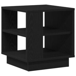 Berkfield Home Coffee Table Black Oak 40x40x43 cm Engineered Wood - Size: 40 x 40 x 43 cm - thumbnail 5