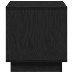 Berkfield Home Coffee Table Black Oak 40x40x43 cm Engineered Wood - Size: 40 x 40 x 43 cm - thumbnail 7