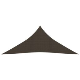 Berkfield Home Sunshade Sail 160 g/m ² Brown 4x4x4 m HDPE - thumbnail 2
