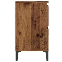 Berkfield Home Sink Cabinet Old Wood 80x33x60 cm Engineered Wood in Brown - Size: 80 x 33 x 60 cm - thumbnail 6