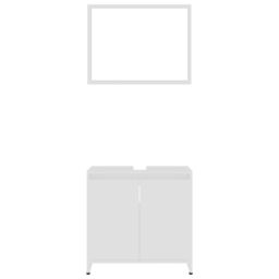 Berkfield Home Bathroom Furniture Set White Engineered Wood - thumbnail 5