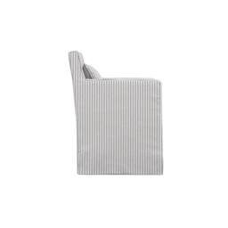 Wyld Haus Isabella Grey & White Stripe Upholstered Armchair - thumbnail 4
