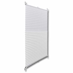Berkfield Home Plisse Blind 90x150cm White Pleated Blind - Size: 90x150 cm - thumbnail 3