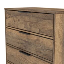 Ready Assembled 2 U Tamworth 4 Drawer Chest (Ready Assembled) in Dark Brown - thumbnail 5