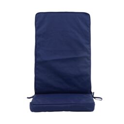 icon Outdoor High Back Seat Cushion Set of 2 in Navy - thumbnail 5