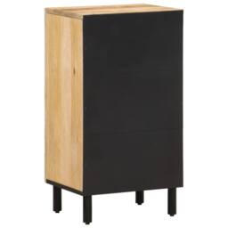 Berkfield Home Side Cabinet 40x33x75 cm Solid Wood Mango in Brown - Size: 40 x 33 x 75 cm - thumbnail 5