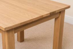 Thats Furniture Oslo 90 x 90 cm Oak Small Dining Table & 4 Princeton Oak Chairs in Brown - thumbnail 5