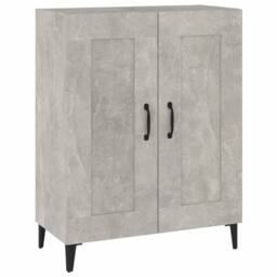 Berkfield Home Sideboard Concrete Grey 69.5x34x90 cm Engineered Wood - thumbnail 1