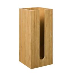 EONLION Toilet Roll Paper Holder Stand in Brown - thumbnail 3