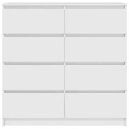 Berkfield Home Sideboard White 100x35x99 cm Engineered Wood - Size: 100 x 35 x 99 cm - thumbnail 6