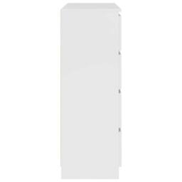 Berkfield Home Sideboard White 100x35x99 cm Engineered Wood - Size: 100 x 35 x 99 cm - thumbnail 7