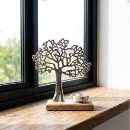 Garden Greatness Tree Of Life Tealight Candle Holder - Size: 1 Pack