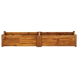 Berkfield Home Garden Raised Bed Acacia Wood 150x30x25 cm in Brown - Size: 150 x 30 x 25 cm - thumbnail 2
