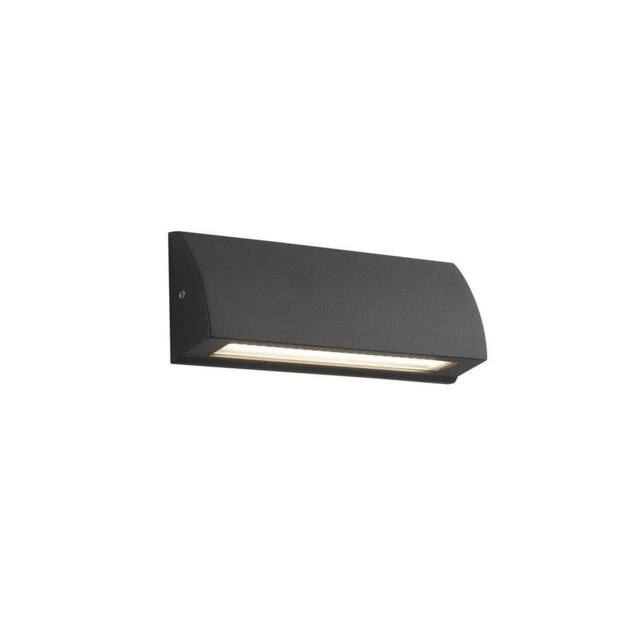 Netlighting SHELBY Outdoor LED Down Light Anthracite IP54 240lm 4000K 17x6x3.2cm in Charcoal - Size: 17x6x3.2 cm - image 1