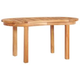 Berkfield Home Durable Coffee Table 90x50x45 cm Solid Teak Wood in Brown - Size: 90 x 50 x 45 cm - thumbnail 2