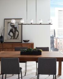 Loops 10 Bulb Chandelier LIght Highly Polished Nickel LED G9 3.5W in Metallics - thumbnail 2