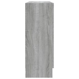 Berkfield Home Vitrine Cabinet Grey Sonoma 82.5x30.5x80 cm Engineered Wood - thumbnail 4