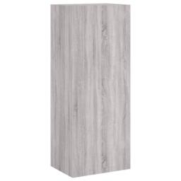 Berkfield Home 4 Piece TV Wall Units Grey Sonoma Engineered Wood - thumbnail 8