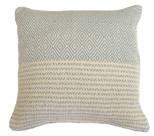 Rapport Home Rona Cushion Cover (43x43) in Duck Egg Blue - Size: 43 cm x 43 cm - image 1