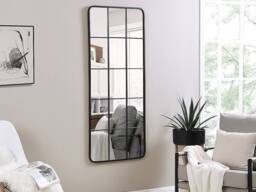Vente-unique Industrial Metal Window Mirror - L60 X H140 Cm - Black - SCIARA - thumbnail 1