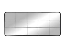 Vente-unique Industrial Metal Window Mirror - L60 X H140 Cm - Black - SCIARA - thumbnail 5