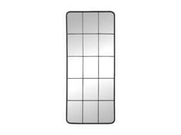 Vente-unique Industrial Metal Window Mirror - L60 X H140 Cm - Black - SCIARA - thumbnail 4