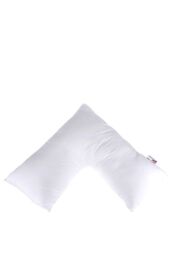 Homescapes Luxury Hotel Quality Super Microfibre V Shaped Pillow in White