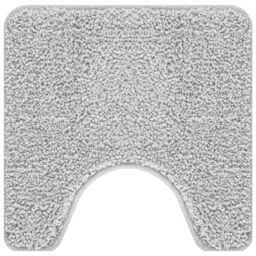 Berkfield Home 2 Piece Bath Mat Set Grey Polypropylen Non-Slip - Size: Medium - thumbnail 4