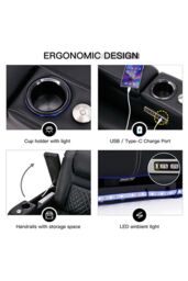 More4Homes Broadway Cinema Electric Recliner Chair USB Charging LED Base in Black - thumbnail 5