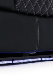 More4Homes Broadway Cinema Electric Recliner Chair USB Charging LED Base in Black - thumbnail 3
