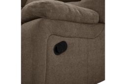 Home Detail Jacob 3 Seater Recliner Sofa With Chaise in Dark Brown - thumbnail 5