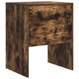 Berkfield Home Writing Desk Smoked Oak Engineered Wood 60 x 50 x 76 cm in Brown - thumbnail 7